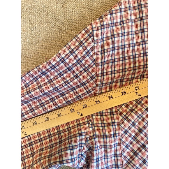 Mens Sz Large CARHARTT Long Sleeve Multicolor Button Up 2 Pocket Shirt - Picture 6 of 7